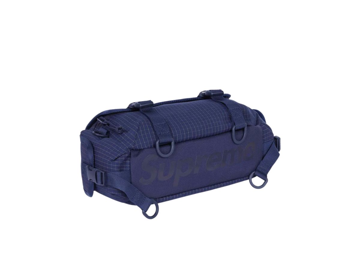 ช้อป Supreme Mini Duffle Bag Navy (SS24)ของแท้ที่ SASOM