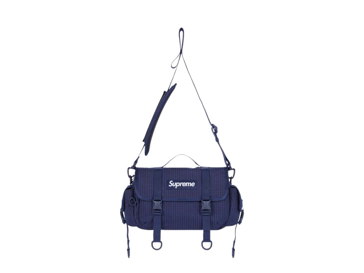 極美品 Supreme 24SS Mini Duffle Bag Navy Supreme Mini Duffle Bag Navy (SS24) Shop Authentic at SASOM