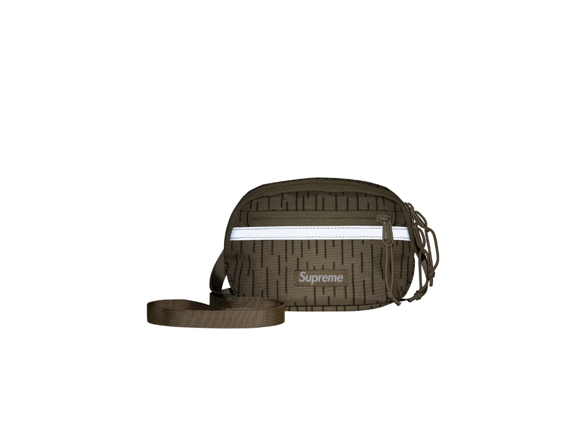 Supreme Mini Side Bag Tan Raindrop Shop Authentic at SASOM