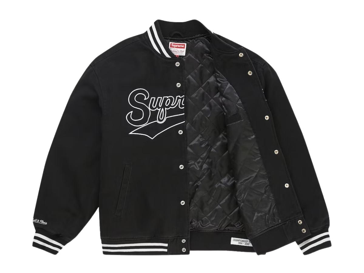 SASOM | apparel Supreme Mitchell & Ness Doughboy Twill Varsity Jacket ...