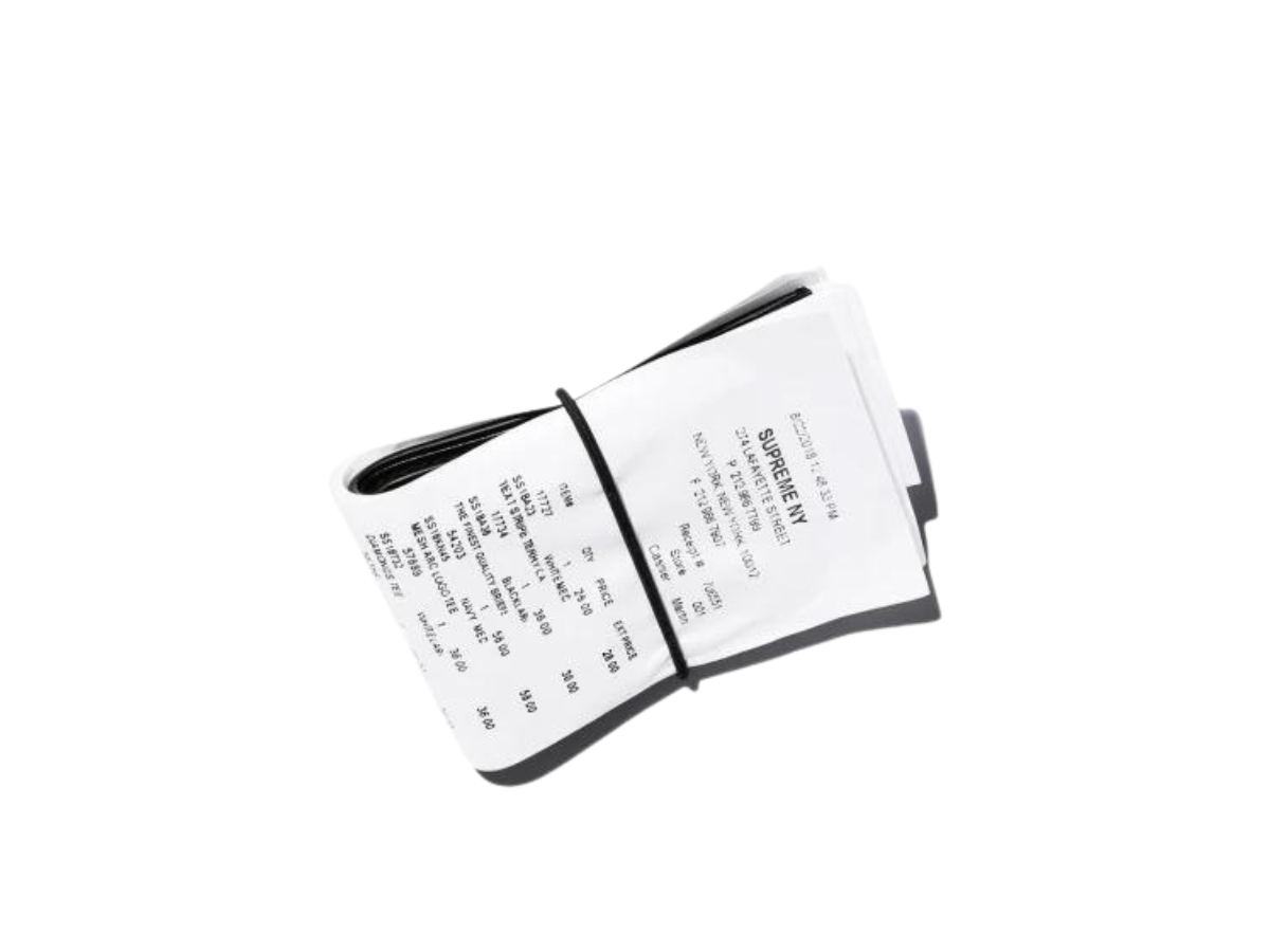 SASOM | กระเป๋า Supreme/MM6 Maison Margiela Receipt Wallet White