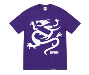 トップス Supreme Maradona Tee Purple S Supreme Men's Tee Maradona Short Sleeve Cotton T-Shirt XL X