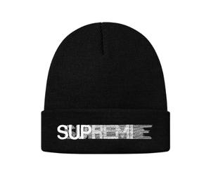 SASOM accessories Supreme Motion Logo Beanie Black Check the latest price now