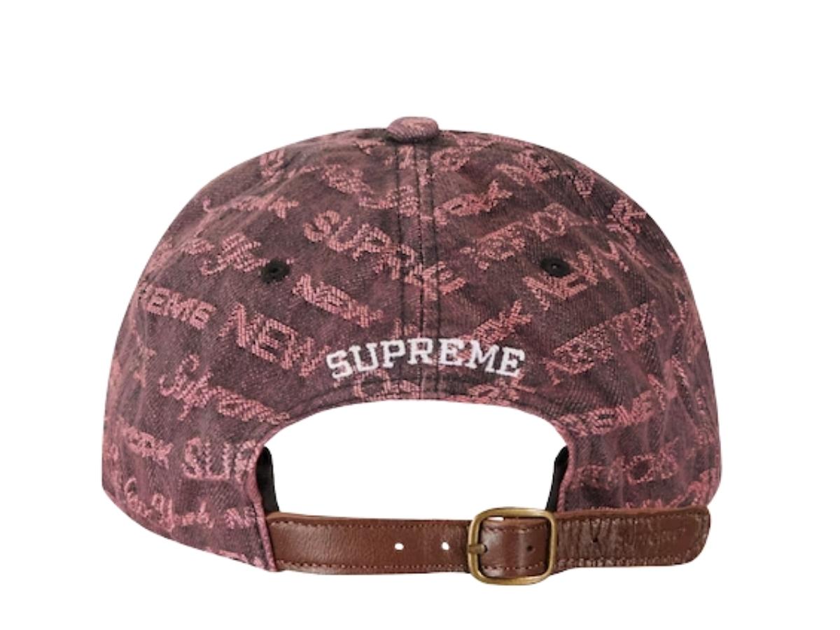 Buy Supreme Multi Type Jacquard Denim 6-Panel Purple | SASOM