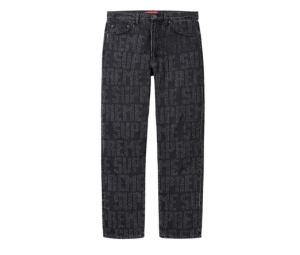 Supreme Baggy Jean Washed Black Men's - SS23 - US