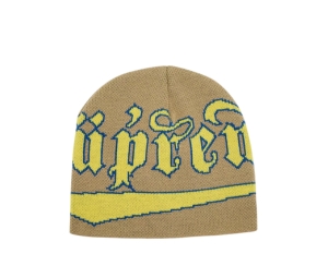 Buy Supreme Yarn Appliqué Beanie Khaki (FW24) | SASOM Buy Supreme Yarn Appliqué Beanie Khaki (FW24) | SASOM
