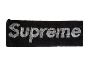 Supreme New Era Reflective Logo Headband (FW 16) Black