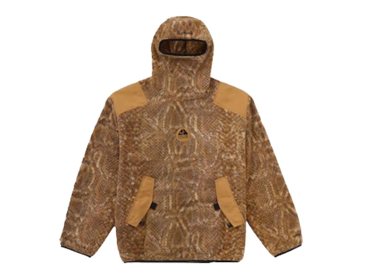 SASOM | apparel Supreme Nike ACG Fleece Pullover Gold Snakeskin Check the  latest price now!