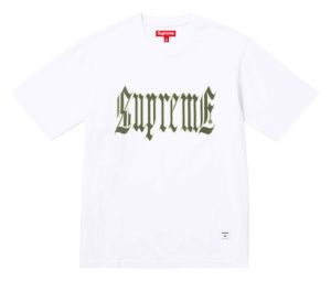 Supreme Old English S/S Top White (SS24)