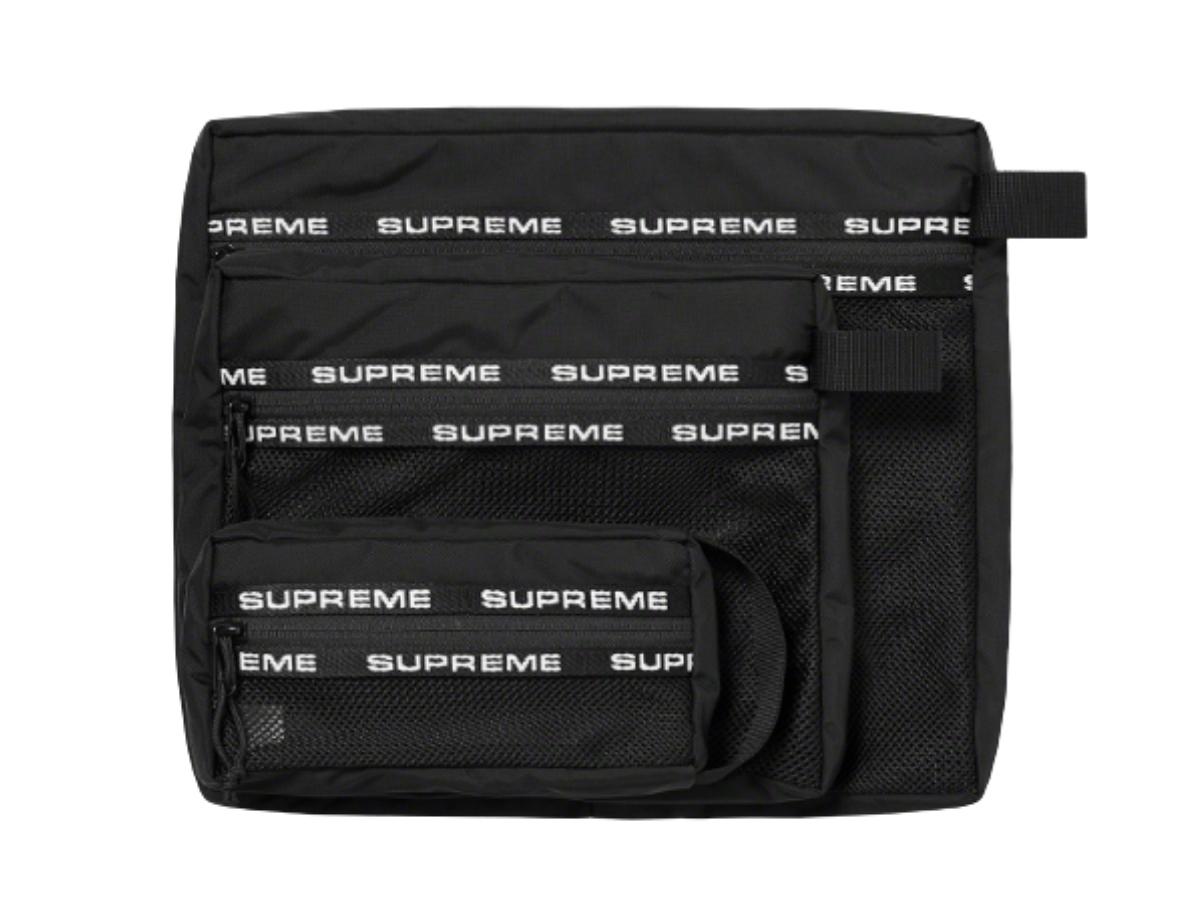 Supreme black sales pouch