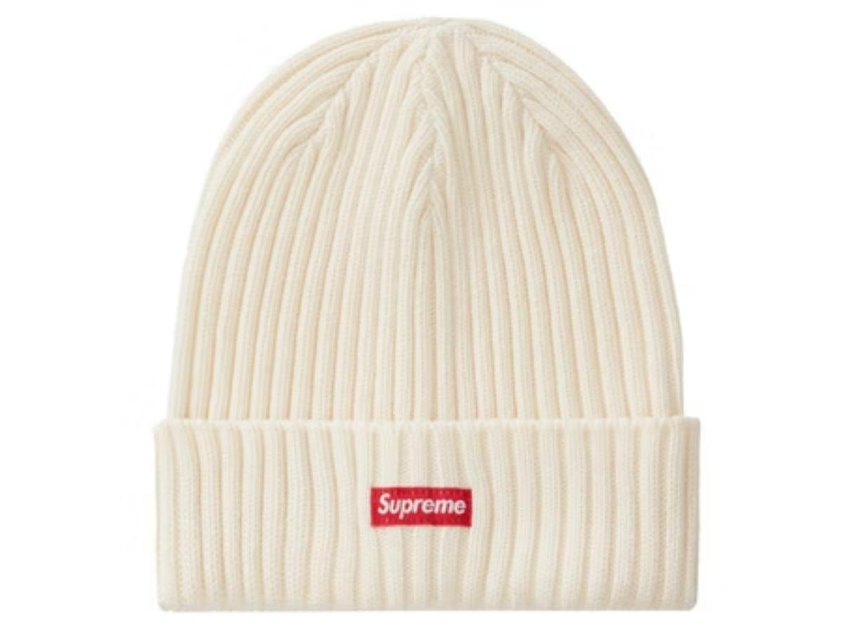 帽子 Supreme Ribbed Beanie Cream FW22 Chunky Ribbed Beanie Cream Supreme Beanie Cream Supreme Beanie