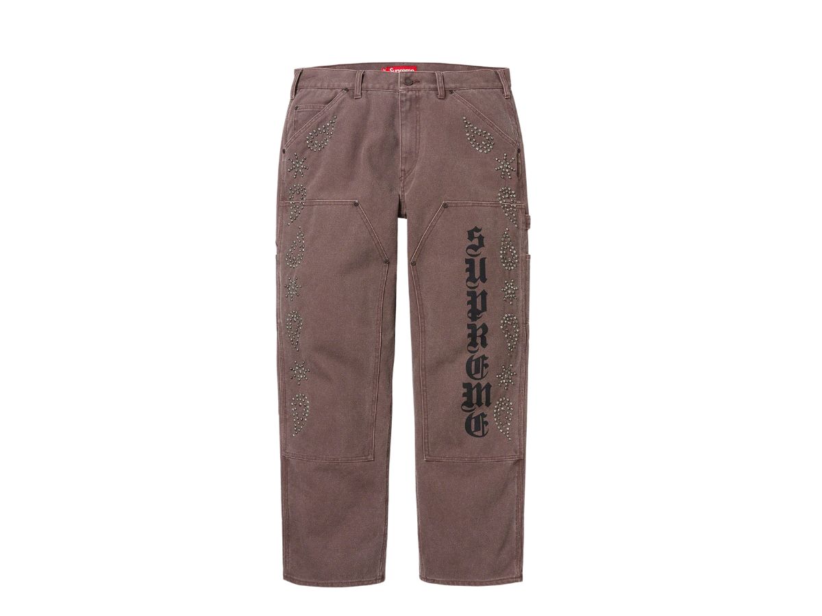 Supreme Paisley Studded Painter パンツ Supreme Paisley Studded