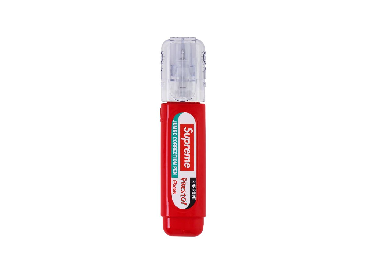 Sasom Supreme Pentel Presto Correction Pen Red Fw