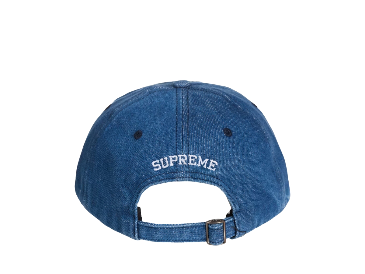 Supreme Pigment S Logo 6-Panel ネイビー　FW24 Supreme Pigment S Logo 6-Panel Navy - FW24 - US