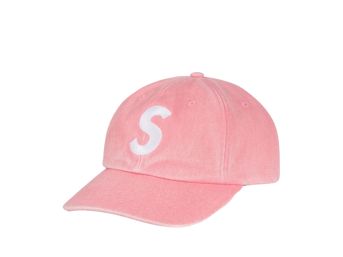 応援グッズ Supreme Pigment S Logo 6-Panel Pink Supreme Pigment Coated S Logo 6-Panel (SS25) - $54