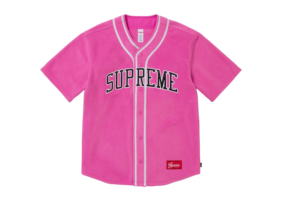 トップス Supreme suede baseball jersey Supreme Ultrasuede Mesh Baseball Jersey Black Men's - SS24 - US