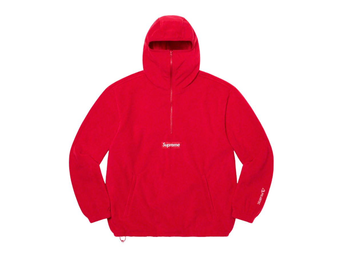 supreme polartec half zip pullover トップス