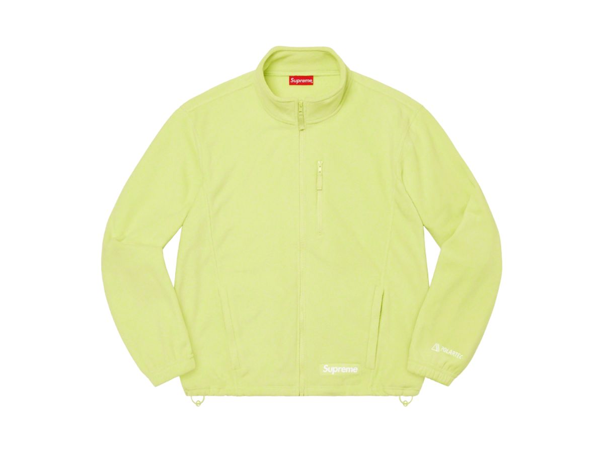 SASOM | apparel Supreme Polartec Zip Jacket Lime Check the latest 
