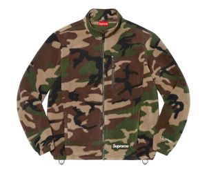 Buy Supreme Polartec Zip Jacket Woodland Camo | SASOM