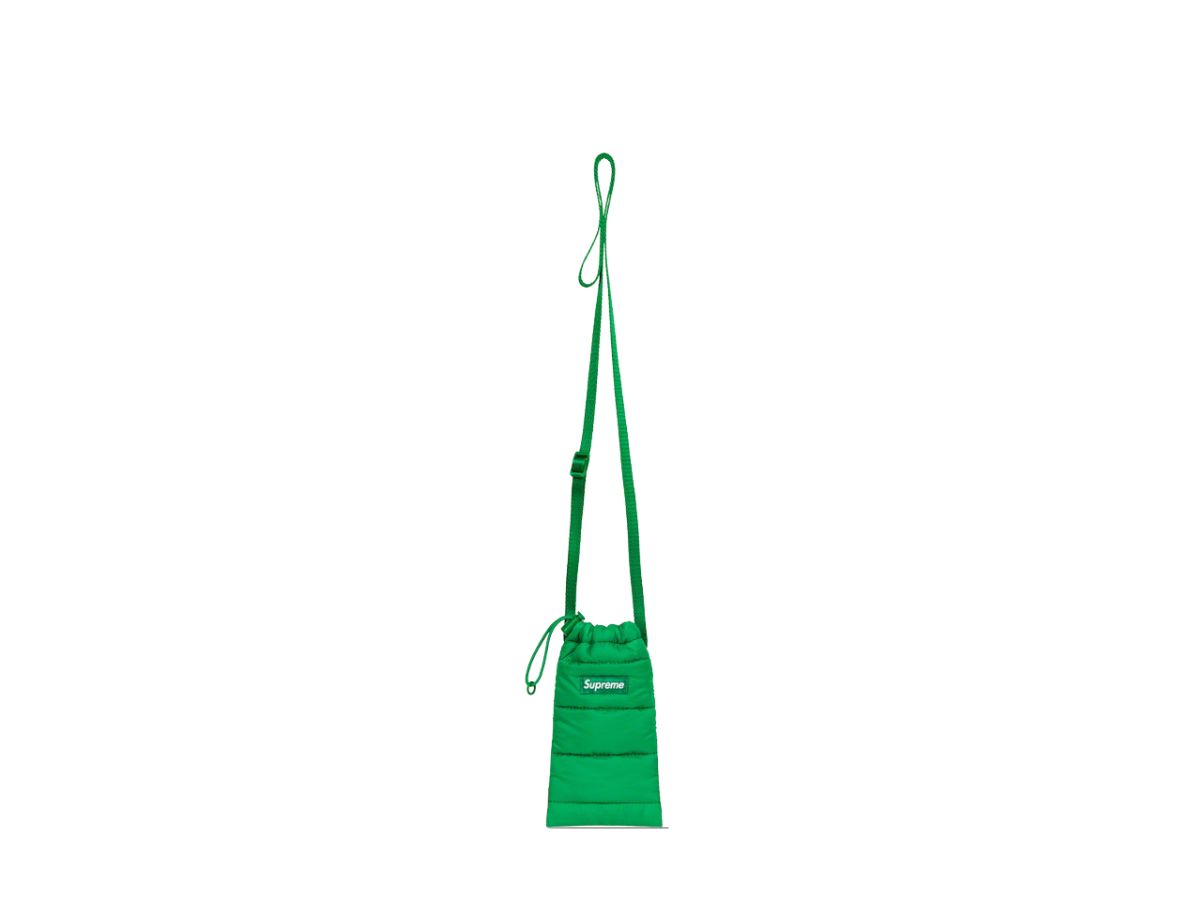 ช้อป Supreme Puffer Neck Pouch Greenของแท้ที่ SASOM