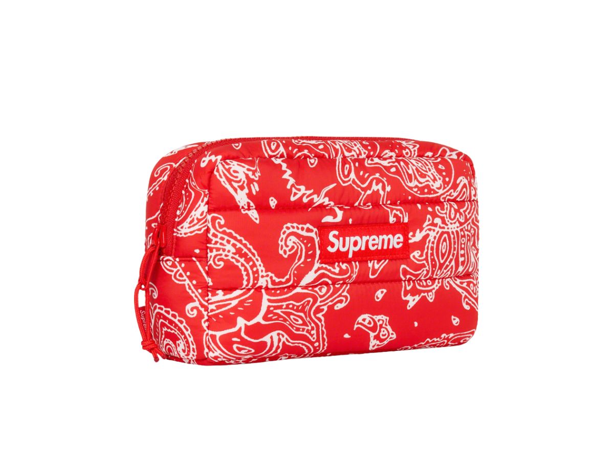 新品未使用】supreme puffer pouch ブラックメンズ - その他