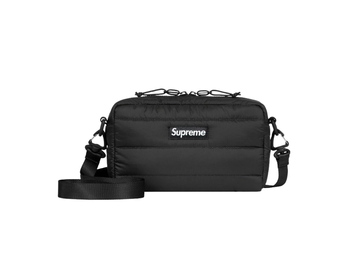 Supreme Puffer Side Bag Black | www.myglobaltax.com