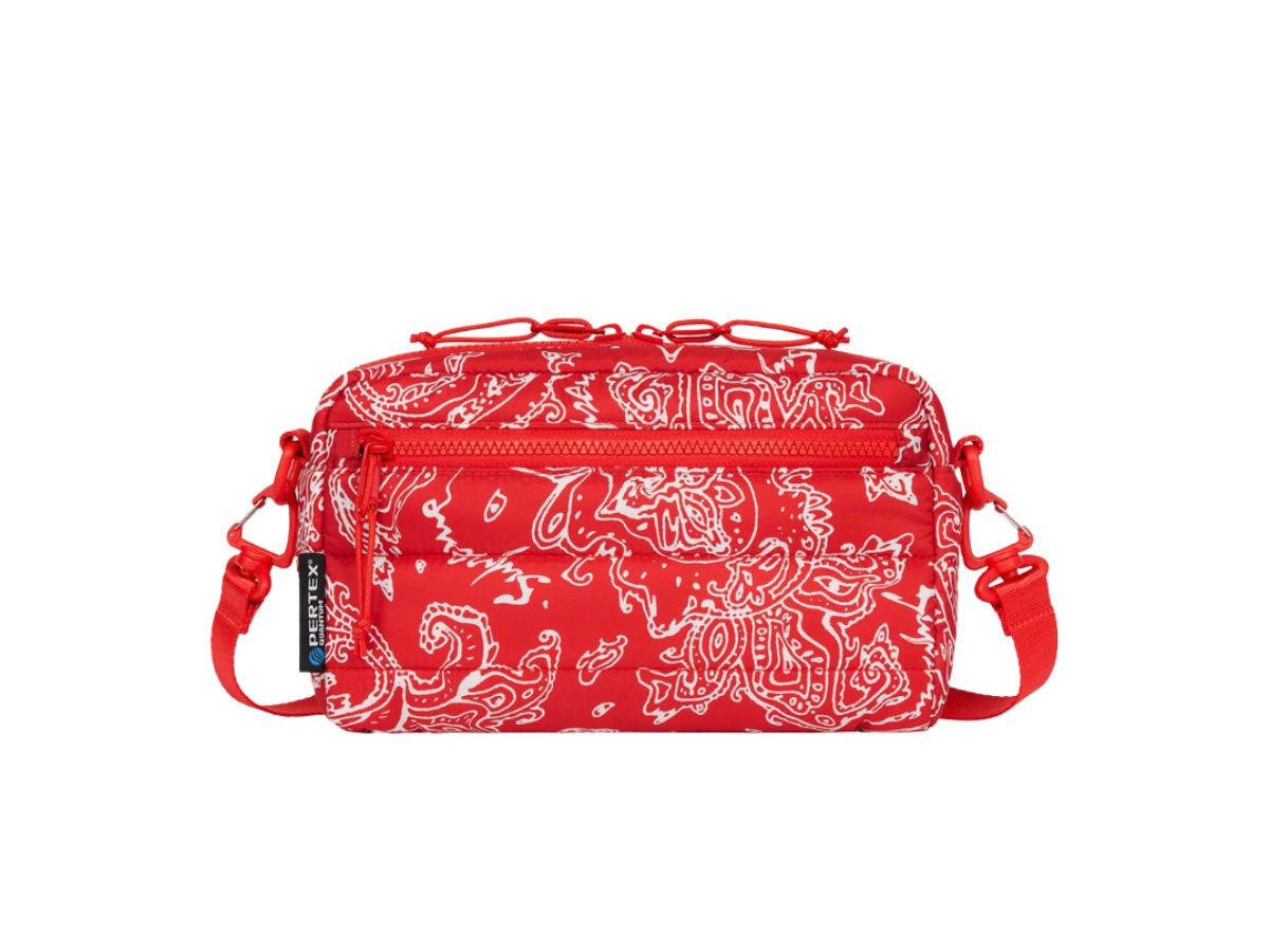 Supreme Puffer Side Bag Red Paisley シュプリーム パファー サイド