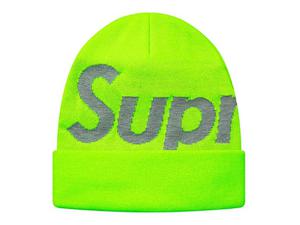 帽子 Supreme Reflective Big Logo Beanie supreme Reflective Big Logo Beanie（Buy Supreme Reflective