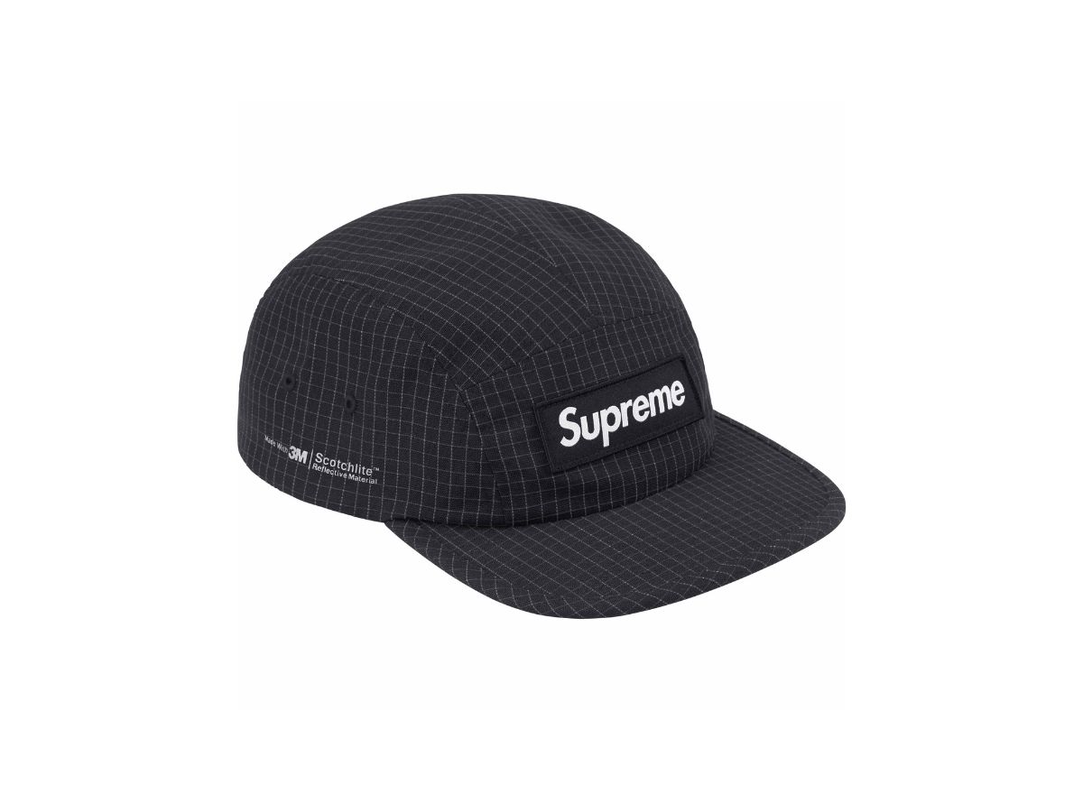 Buy Supreme Reflective Ripstop Camp Cap Black (SS24) | SASOM