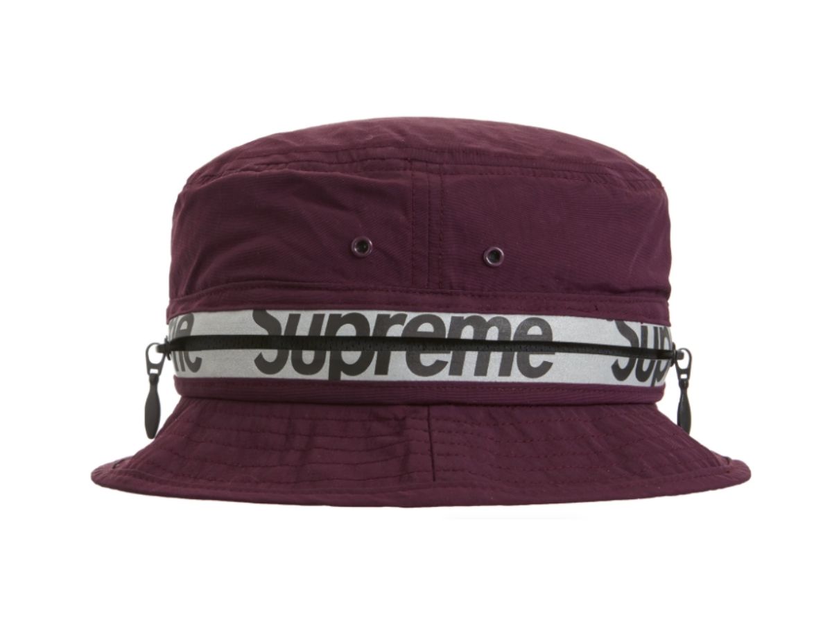 Supreme Reflective Zip Crusher Black M/L