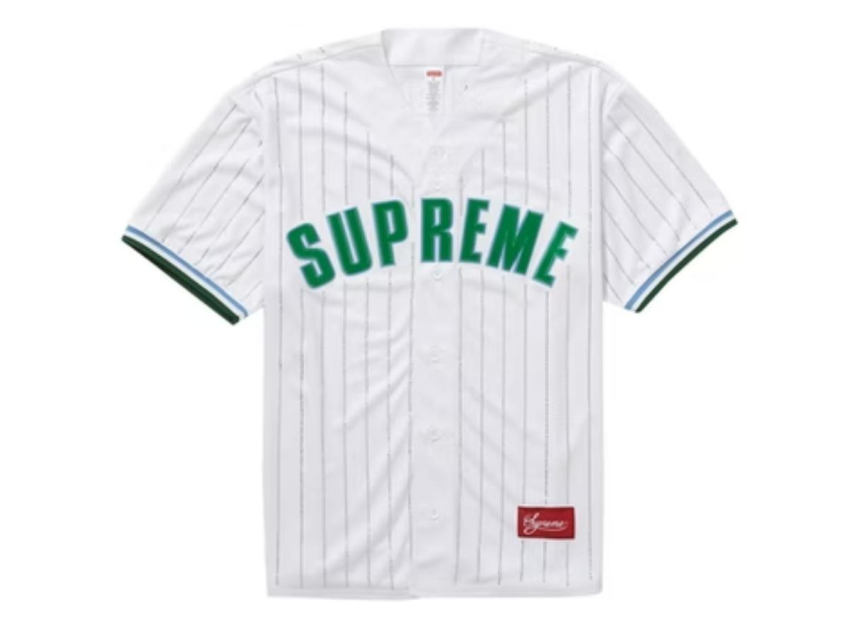 Supreme baseball outlet tee