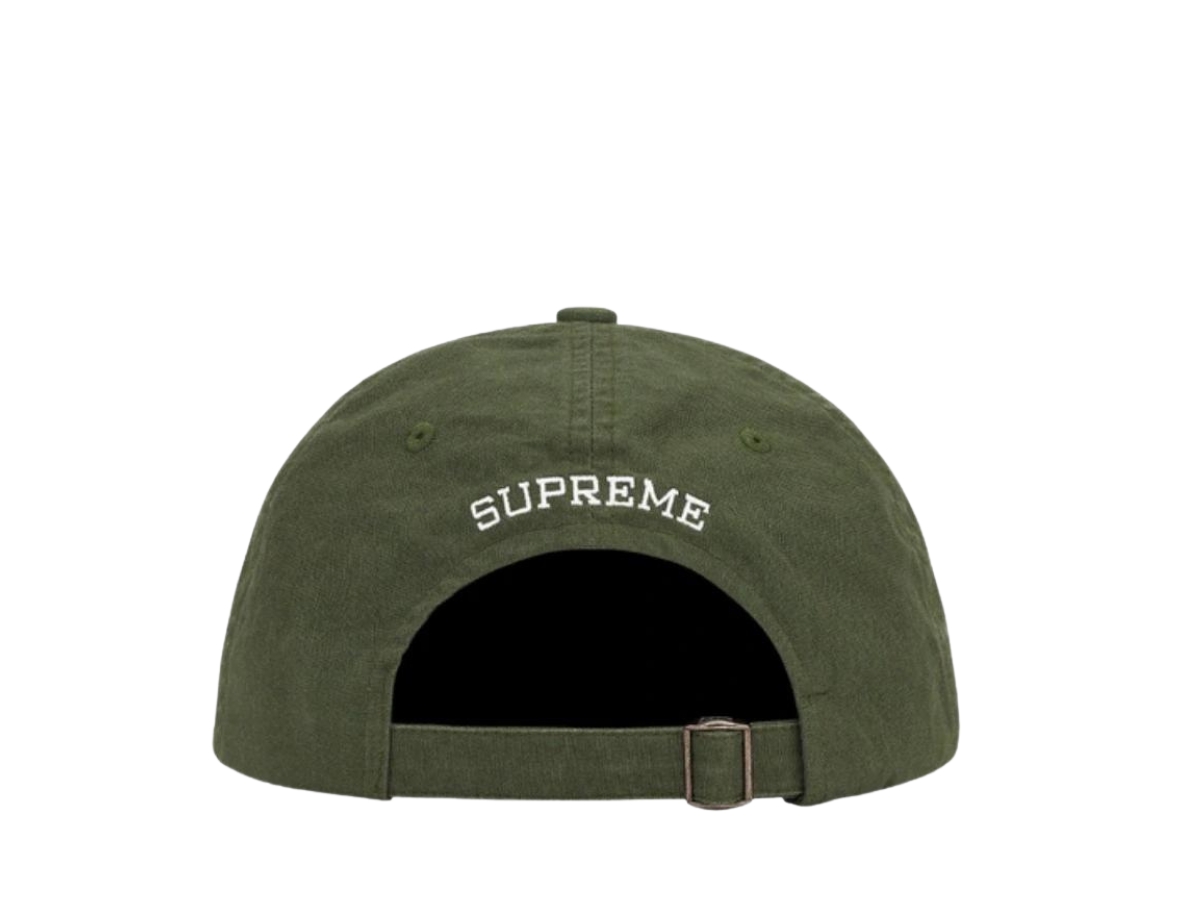Supreme S Logo 6-Panel Gore-Tex Cap Olive | ของแท้
