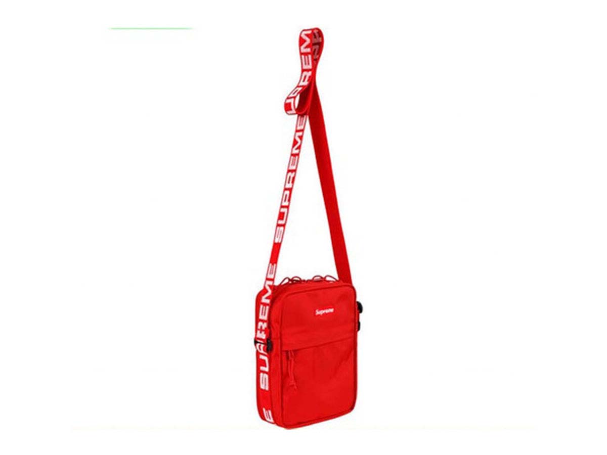 Supreme messenger 2025 bag red