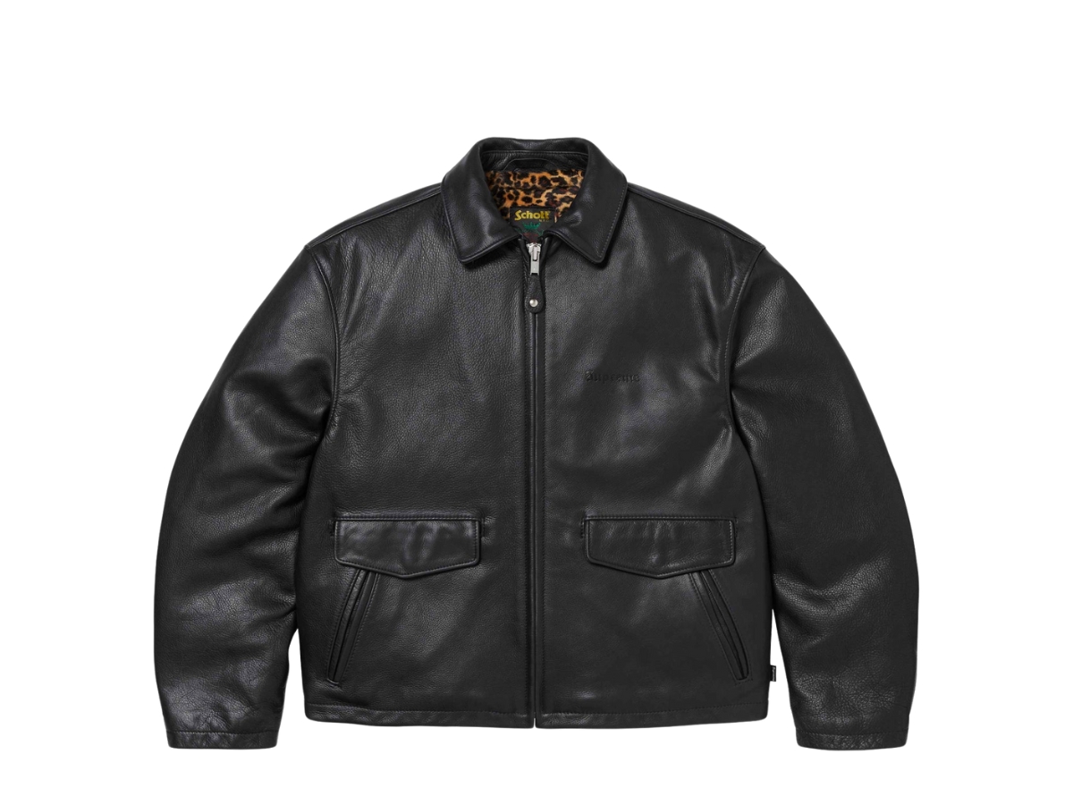 ジャケット・アウター Supreme Schott 24aw Leather Racer JKT XL 24AW Week1 立ち上げ Supreme SCHOTT LEATHER RACER JACKET