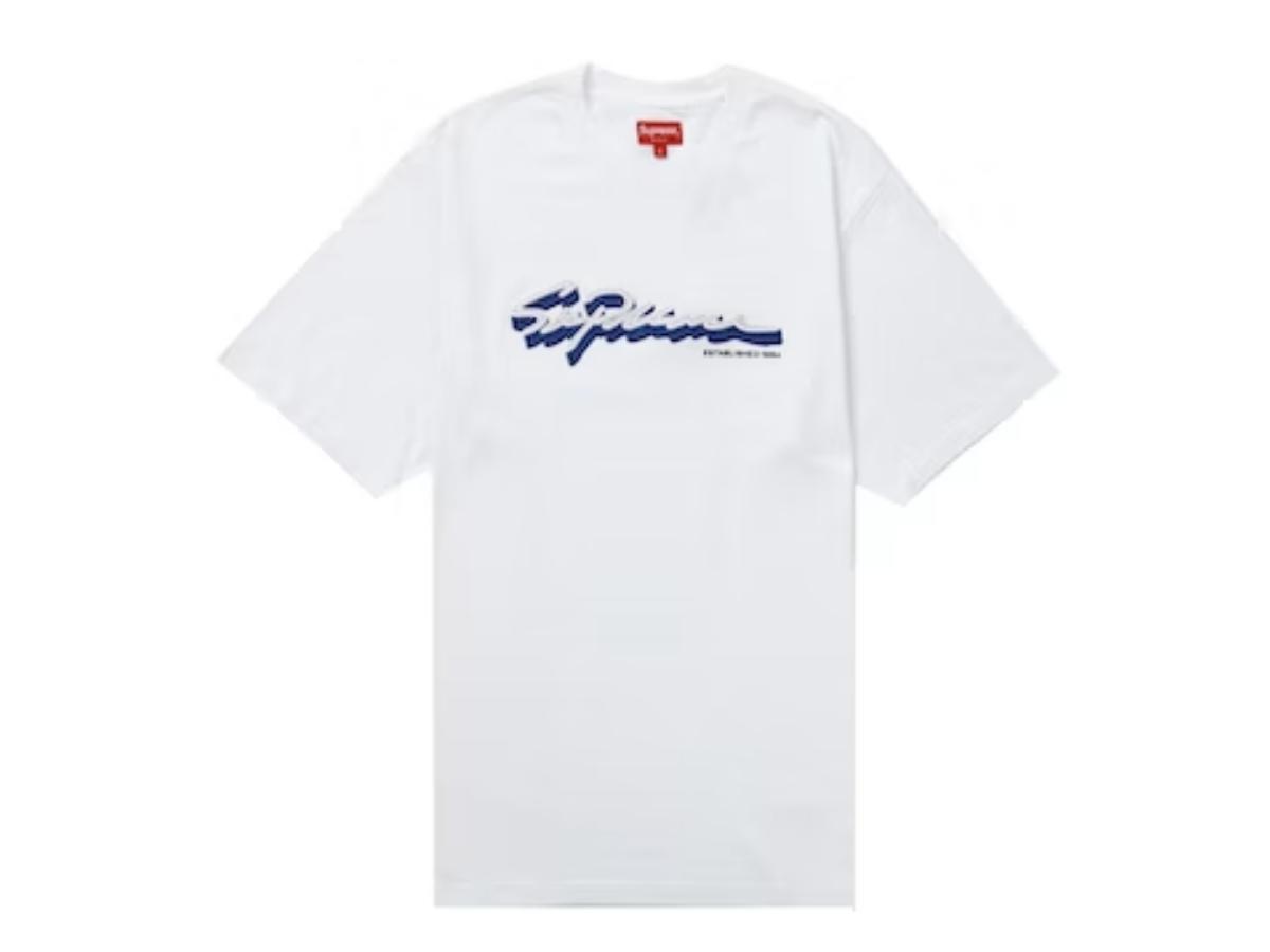 SASOM | apparel Supreme Shadow Script S/S Top White Check the