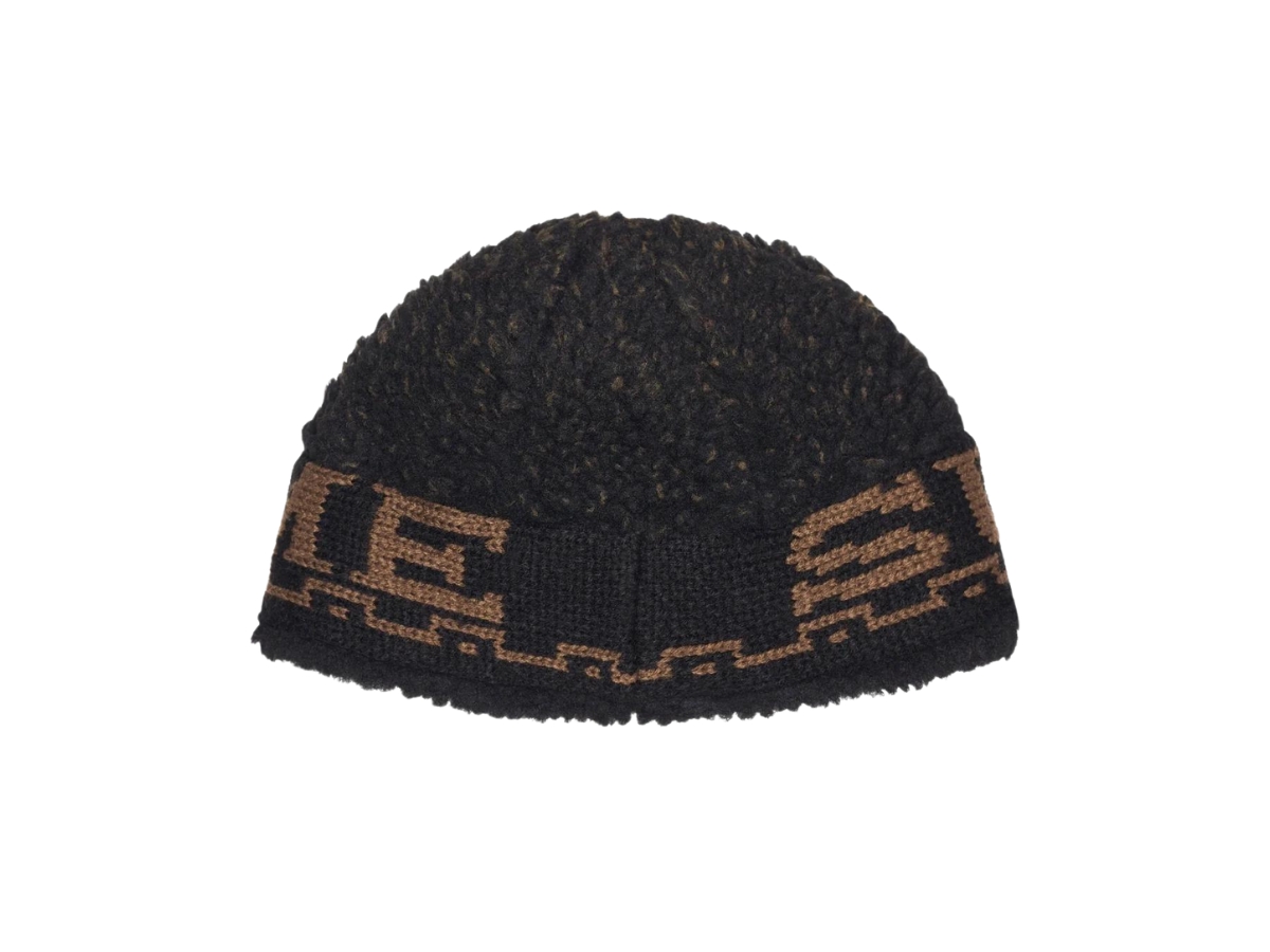 帽子 23FW Supreme Sherpa Logo Beanie Natural Buy Supreme Sherpa Logo Beanie 'Natural' - FW23BN8 NATURAL
