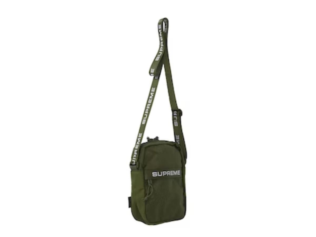 Supreme shoulder outlet bag olive