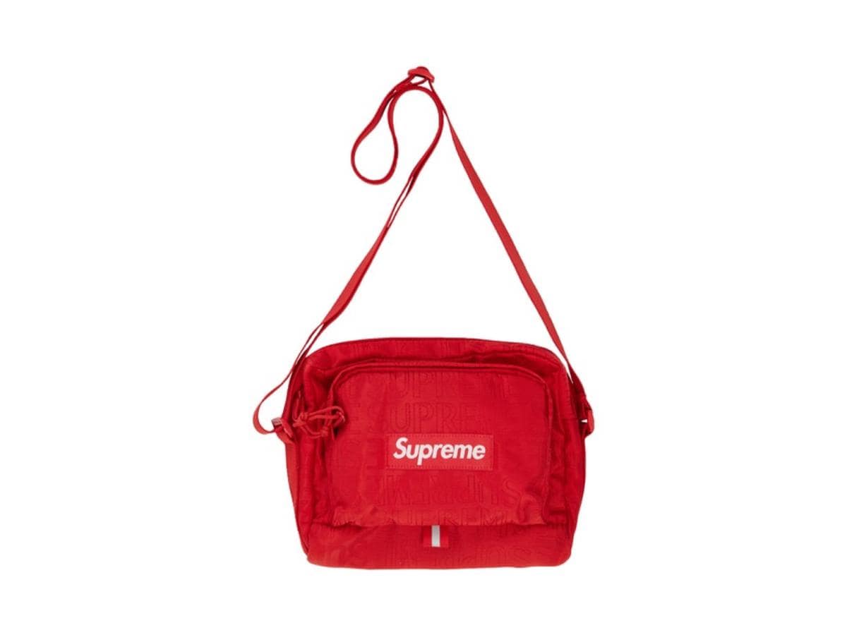 SASOM bags Supreme Shoulder Bag SS19 Red Check the latest price now