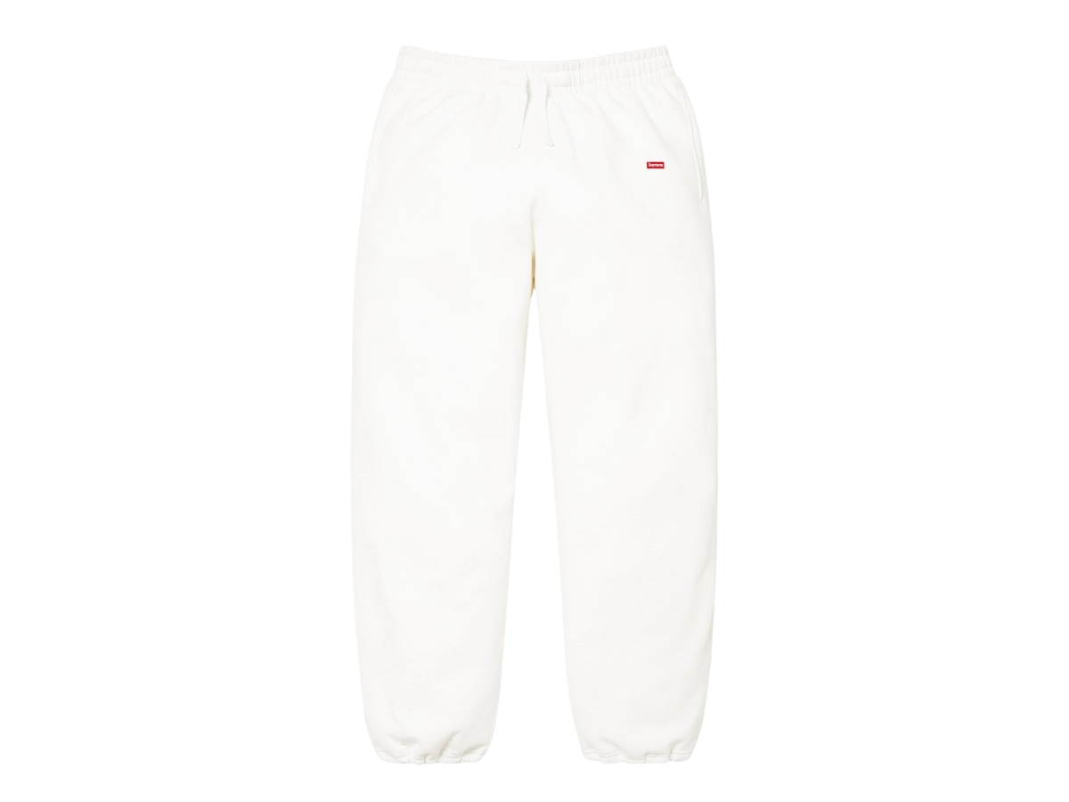 Supreme Small Box Drawcord Sweatpant White (FW24)