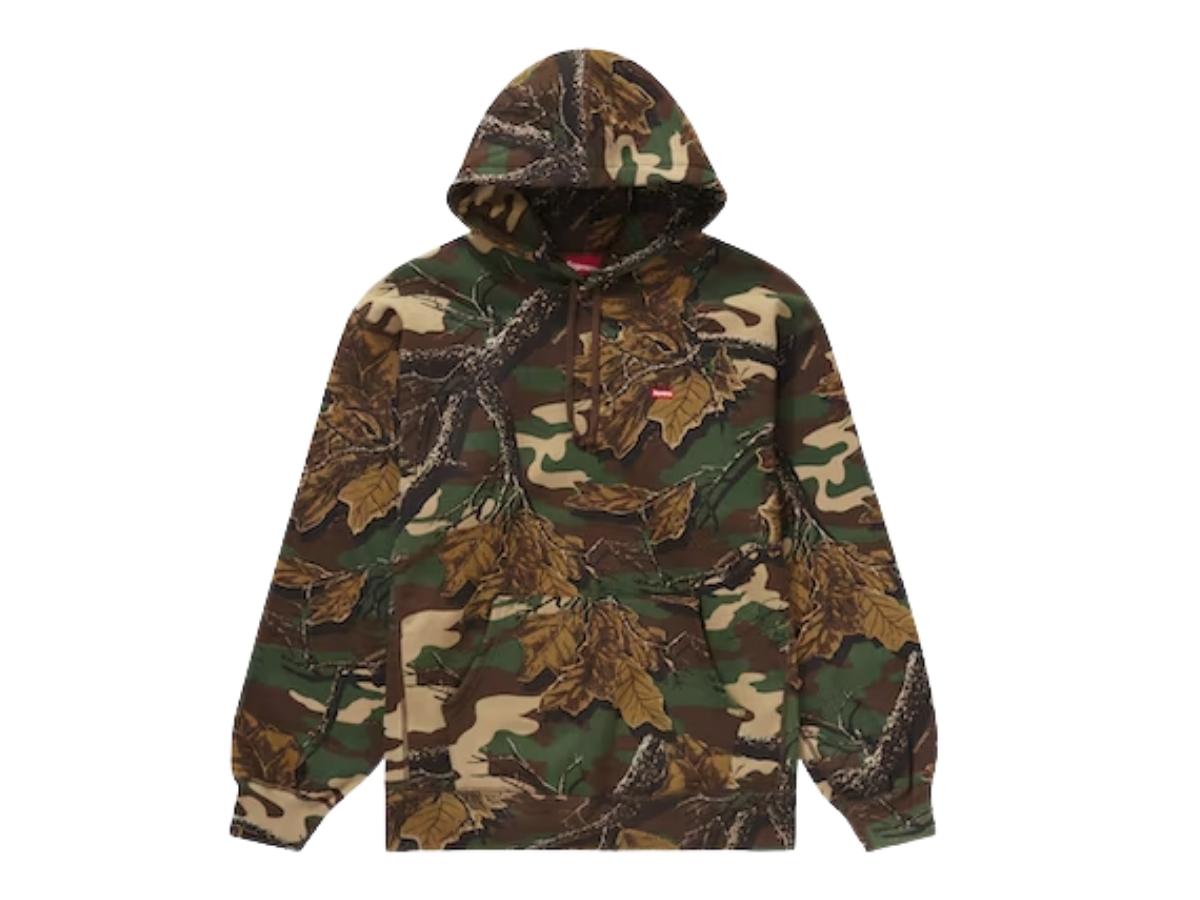 Supreme Small Box Hooded Sweatshirt Branch Woodland Camo (FW22)