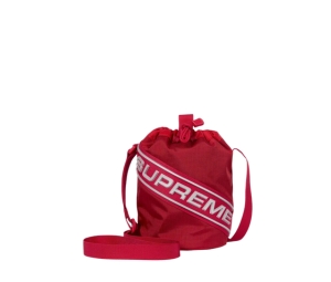 Supreme Small Cinch Pouch Red