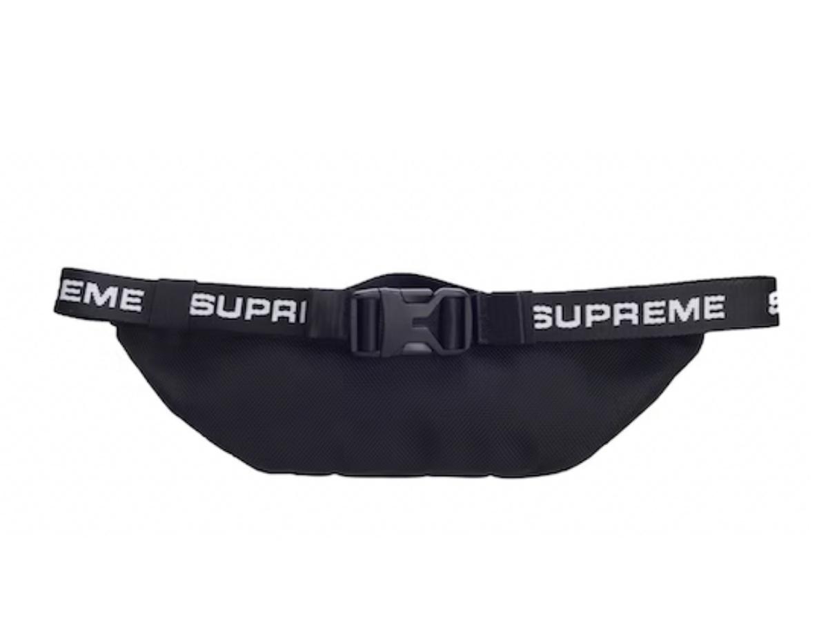 supreme small waist bag black fw22