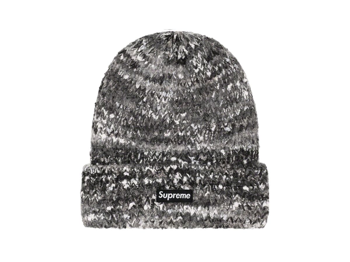 SASOM | accessories Supreme Space Dye Beanie Black Check the