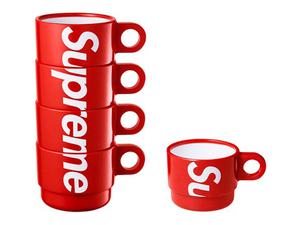 Supreme Stacking Cups (Set of 4) Red   Deleted