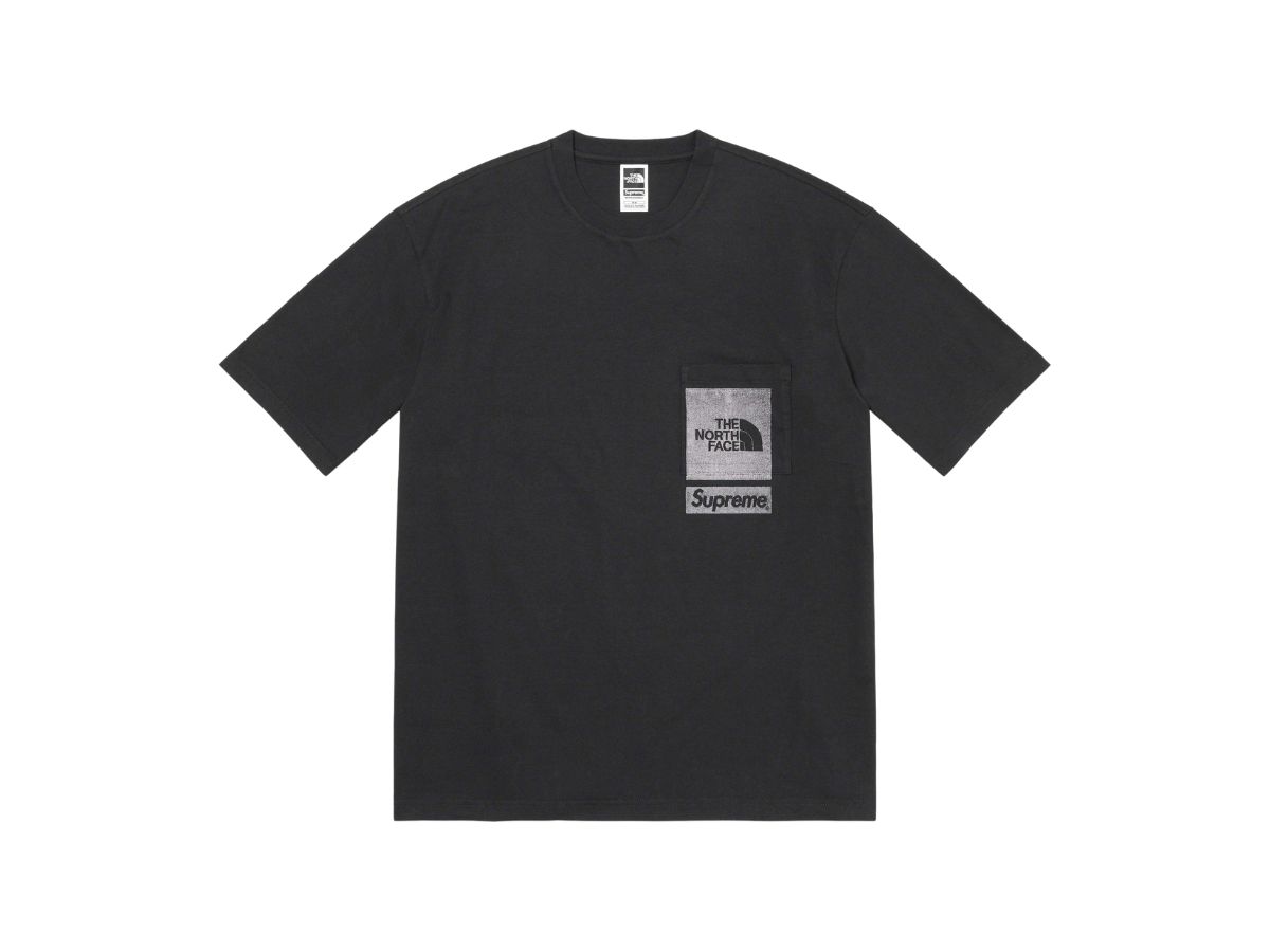 SASOM | เสื้อผ้า Supreme The North Face Printed Pocket Tee Black