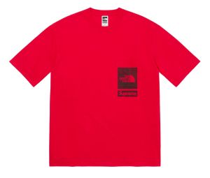 Buy Supreme The North Face Printed Pocket Tee Red at Sasom – Authentic and Ready to Ship