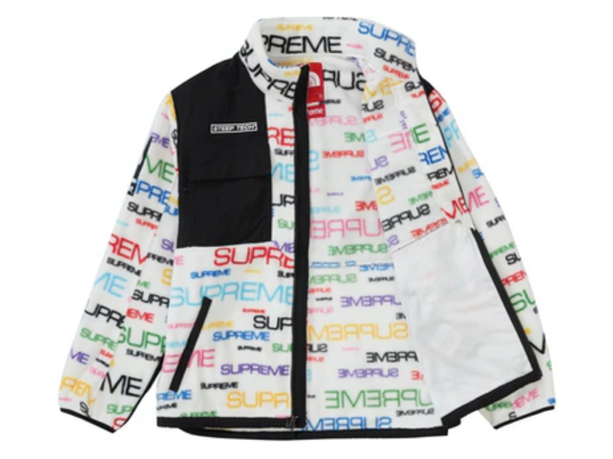 Supreme north face steep tech white online