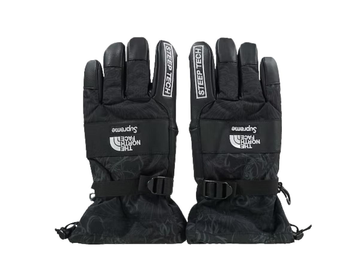 Supreme The North Face Steep Tech Gloves Black Dragon