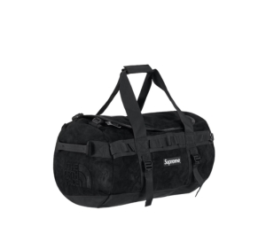 Supreme The North Face Suede Small Base Camp Duffle Bag Black (FW23)