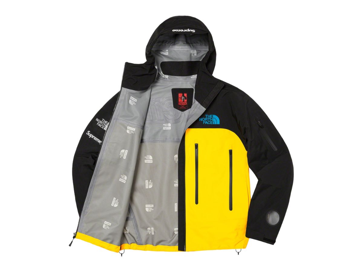 SASOM | apparel Supreme The North Face Taped Seam Shell Jacket Yellow ...